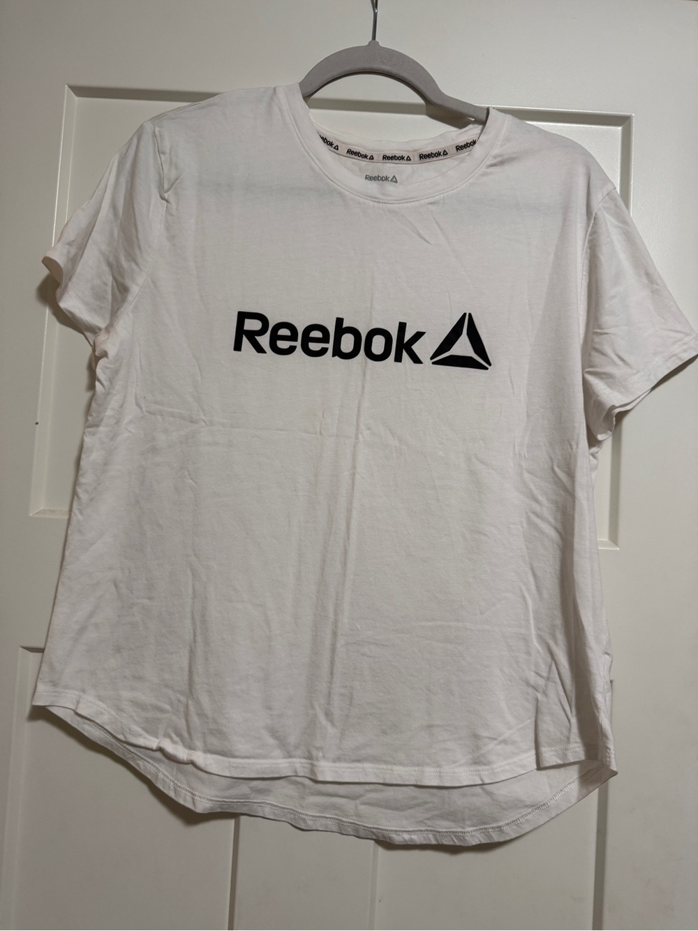 Reebok women White Logo T-Shirt